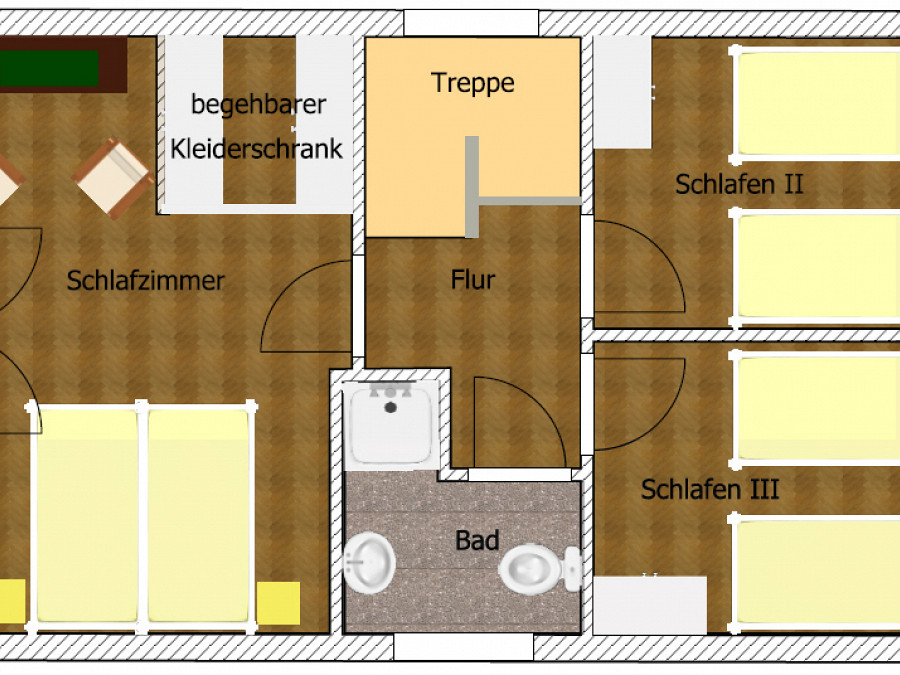 Grundriss Obergeschoss