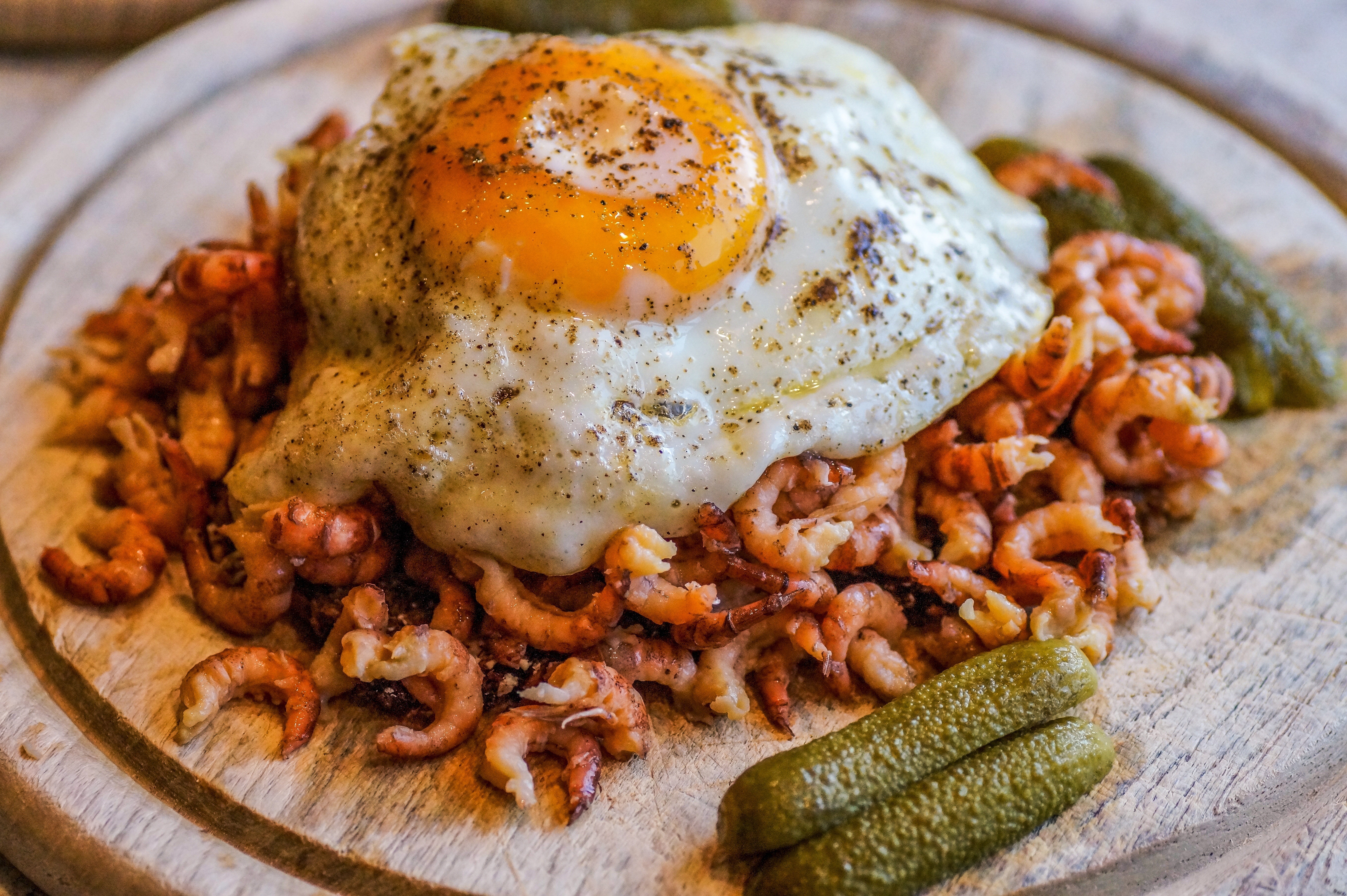 Krabbenbrot in Cuxhaven genießen